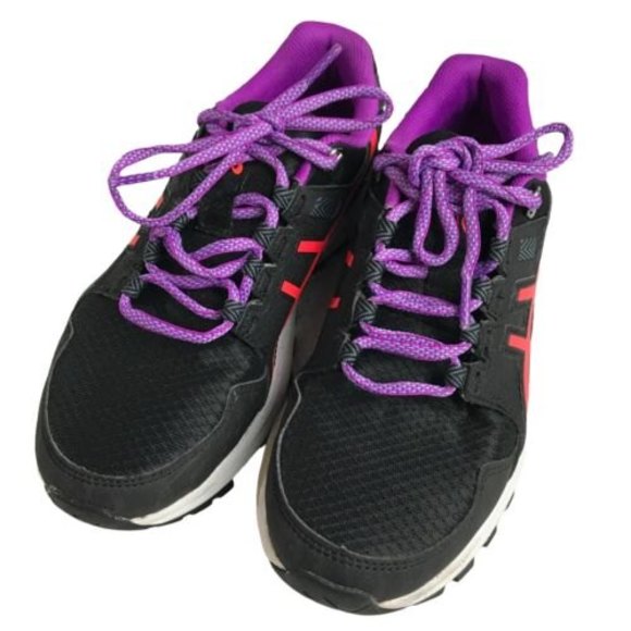 ASICS Women's Size 7.5 M GEL CITREK Trail Running Athletic Shoes Black EUC - Picture 7 of 11